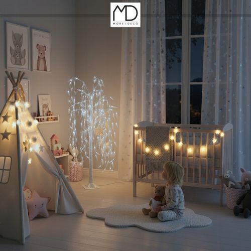 Wierzba świecąca 180 cm 240 LED diody drzewko barwa zimna Boże Narodzenie na Arena.pl