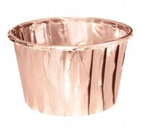 PAPILOTKI FOREMKI do babeczek rose gold 20 szt