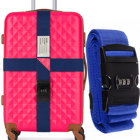 PAS ZABEZPIECZAJĄCY KOD SZYFR DO WALIZKI TORBY BAGAŻU PASEK IDENTYFIKATOR