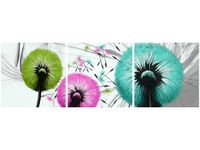 90 80CM OBRAZ T3 ELEM KOLOROWE DMUCHAWCE DRUK ŚCIENNY