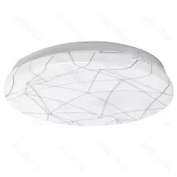 Lampa sufitowa LED 20W 2200lm 6500K z geometrycznym kloszem do biura