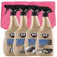 ZESTAW KOSMETYKI DO PIELĘGNACJI CZYSZCZENIA SAMOCHODOWE AUTA SAMOCHODU K2