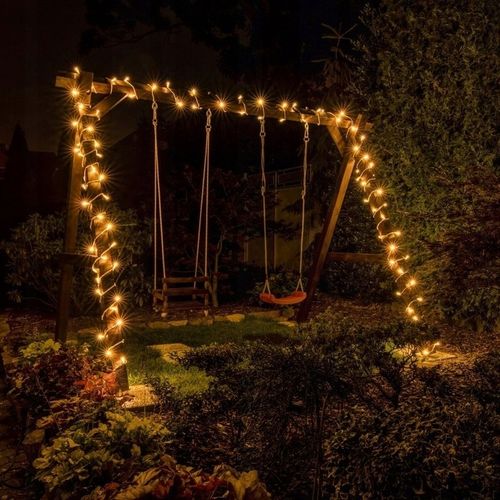 Lampki choinkowe LED 1000 ciepłe białe 72m IP44 zewnętrzne wewnętrzne na Arena.pl