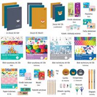 Wyprawka szkolna INTERDRUK chłopcy klasa 1–3 22el