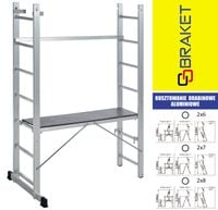 rusztowanie aluminiowe drabinowe eco 2x6 - br-10-1006