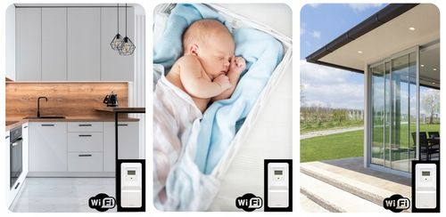 STACJA POGODOWA METEOROLOGICZNA WIFI 3 CZUJNIKI BUDZIK UV hPa TEMP na Arena.pl