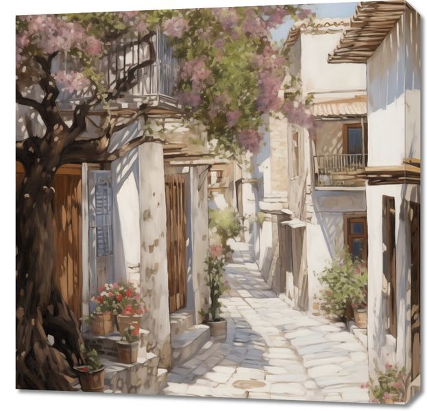 Obraz 70x70cm Urok Starego Miasta zdjęcie 1