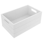 Skrzynka Drewniana do Przechowywania na Kosmetyki Artykuły Biurowe 31x21x13