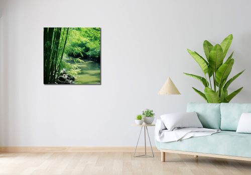 Obraz 70x70cm Spokój Bambusów na Arena.pl