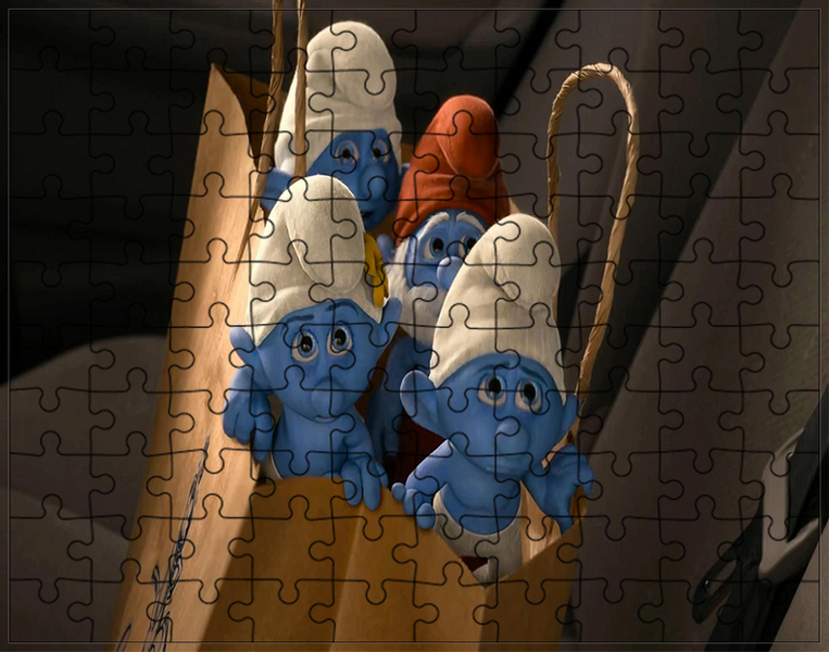 Puzzle Smerfy zdjęcie 1