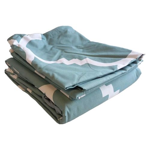 Pościel 200x200cm Mikrofibra 3-Częściowy Niebieski na Arena.pl