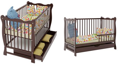 Łóżeczko szuflada JULIA ORZECH TAPCZANIK na Arena.pl