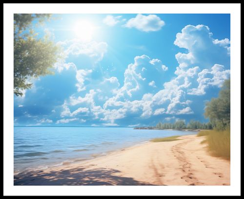 Plakat 76x60,5cm Letni Dzień na Arena.pl