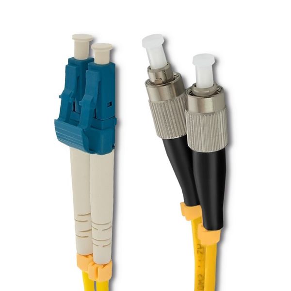 Qoltec Patchcord światłowodowy LC/UPC - FC/UPC | Singlemode | 9/125 | G652D | Duplex | 3m zdjęcie 2