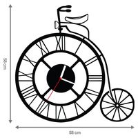 ZEGAR ŚCIENNY ROWER 58cm XXL 115.11