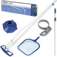 Odkurzacz Do Basenu Zestaw Czyszczący + Siatka Kij