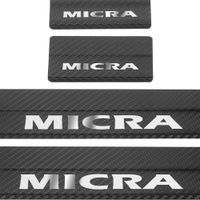 Listwa progowa NISSAN MICRA K14 Stal nierdzewna 304 carbon 4szt