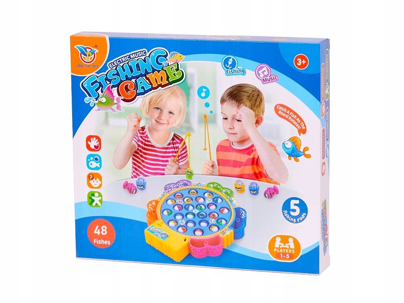 GRA ŁOWIENIE RYBEK ZRĘCZNOŚCIOWA RODZINNA 45 RYBKI WĘDKI zdjęcie 6