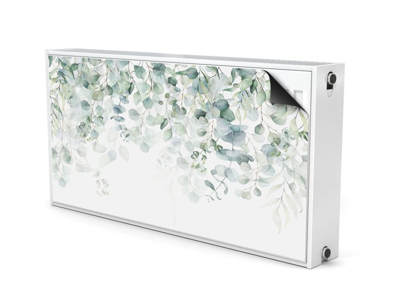 MASKOWNICA Magnetyczna Grzejnika Magnes Akwarelowe Listki 120cm x 60cm zdjęcie 2