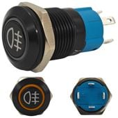 Włącznik świateł przeciwmgielnych LED 12mm chwilowy