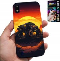 ETUI DO SAMSUNG A10 - MONSTERTRUCK, CIĘŻARÓWKA, WZORY + SZKŁO