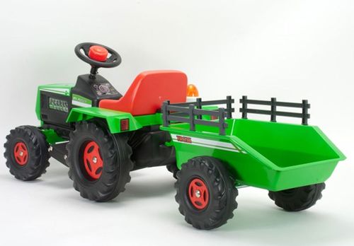 INJUSA Traktor Na Akumulator Basic 6V + Przyczepa na Arena.pl