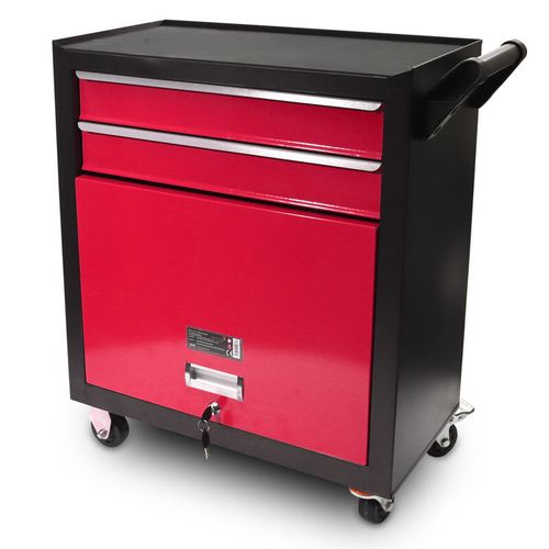 19434 Mobilny wózek warsztatowy z szufladami 2w1 ze skrzynką na Arena.pl