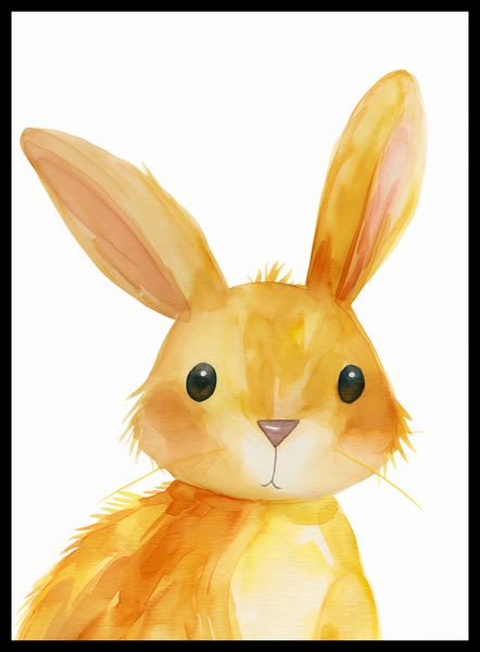 Plakat 40x55cm Słodki Zajączek zdjęcie 2