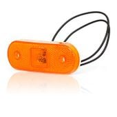 Lampa LED pozycyjna boczna żółta owalna (229)