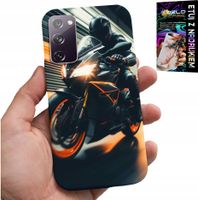 ETUI DO SAMSUNG GALAXY S20 FE - MOTOCYKLISTA MOTOR FAN MOTOCYKL + SZKŁO