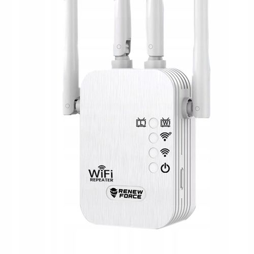 WZMACNIACZ Sygnału WiFi Sieci 5ghz MOCNY 1200Mb/s Zasięg WiFi REPEATER 4w1 na Arena.pl
