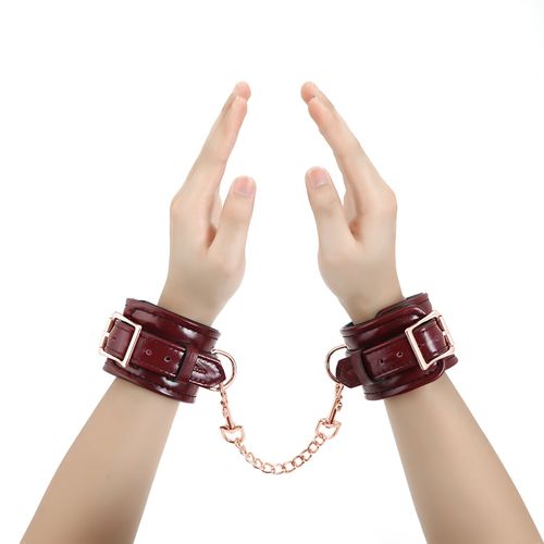 kajdanki wine red handcuffs liebe seele na Arena.pl