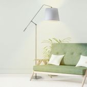 Lampa podłogowa do czytania na wysięgniku FOYA