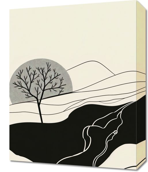 Obraz 40x50cm Falisty Księżyc zdjęcie 1