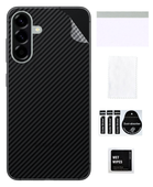 Folia ochronna do SAMSUNG GALAXY A57 5G skórka na tył carbon skin czarny 3D