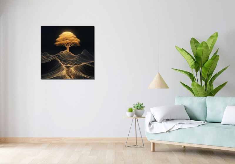 Obraz 70x70cm Drzewo Energii zdjęcie 2