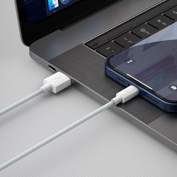 kabel usb do lightning baseus simple wisdom, 2.4a, 1.5m (biały) 2szt. zdjęcie 6
