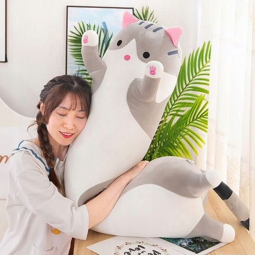 PODUSZKA 130 CMPLUSZOWY KOTEK PLUSZOWA MASKOTKA KOT PLUSZAK na Arena.pl