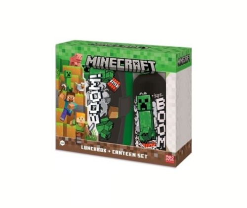 Bidon + Śniadaniówka MINECRAFT Zestaw na Arena.pl
