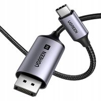 2 x UGREEN KABEL PRZEWÓD THUNDERBOLT USB-C DO DISPLAYPORT 8K 60HZ W OPLOCIE