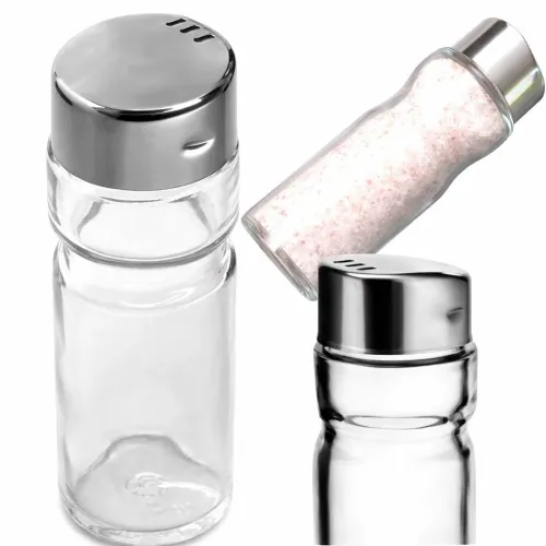 Solniczka pieprzniczka szklana pojemnik przyprawnik na przyprawy kuchenny na Arena.pl