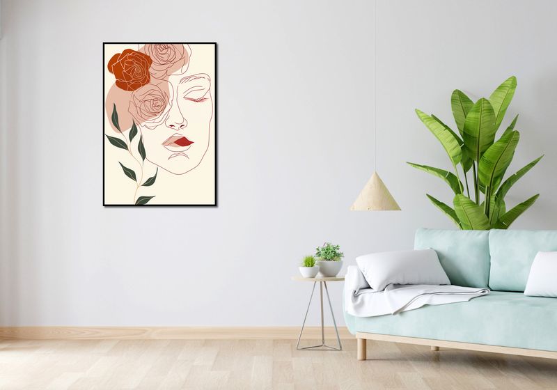 Plakat 68x98cm Beż i Twarz zdjęcie 4