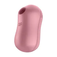 satisfyer cotton candy pulsacyjny model air pulse, silikonowy, rożowy