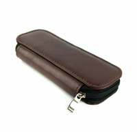 072 Piórnik duży owalny - jasny brąz KEMER