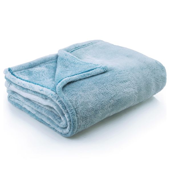 Koc DecoKing FLUFF TURQ 150X200 zdjęcie 2