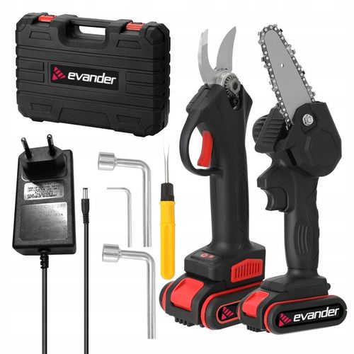 SEKATOR AKUMULATOROWY NOŻYCE ELEKTRYCZNE + PIŁA GAŁĘZIOWA GAŁĘZIÓWKA ZESTAW na Arena.pl