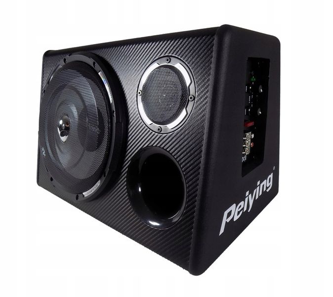 SKRZYNIA TUBA BASOWA SUBWOOFER 500W PEIYING KABLE zdjęcie 7