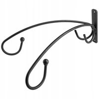 UCHWYT NA DONICZKI WIESZAK PODWÓJNY ŚCIENNY 32cm