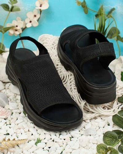 CZARNE SANDAŁKI DAMSKIE VISS 38 na Arena.pl