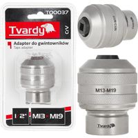 Adapter do gwintowników 1/2" M13-M19 CrV do grzechotki i wkrętarki